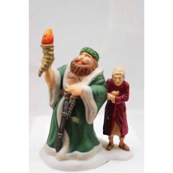 Dept 56 Dickens Village - Ghost of Christmas Present Visits Scrooge - Picture 2 of 4